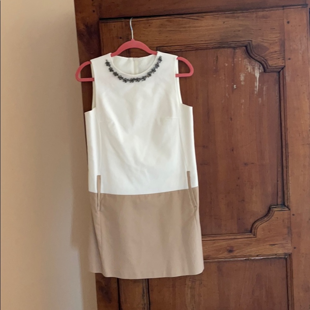 Zara jewel collar shift dress